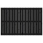 vidaXL Cabecero de cama de pared madera maciza pino negro 166x3x110 cm vidaXL Cabecero de cama de pared madera maciza pino negro 166x3x110 cm