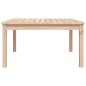 vidaXL Mesa de jardín madera maciza de pino 82,5x82,5x45 cm vidaXL Mesa de jardín madera maciza de pino 82,5x82,5x45 cm