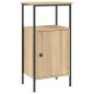 vidaXL Mesitas noche 2 uds madera ingeniería roble Sonoma 41x31x80 cm