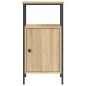 vidaXL Mesitas noche 2 uds madera ingeniería roble Sonoma 41x31x80 cm