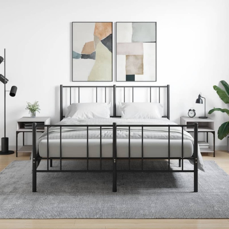 vidaXL Mesita de noche 2 uds madera ingeniería gris Sonoma 40x41x50 cm vidaXL Mesita de noche 2 uds madera ingeniería gris Sonoma 40x41x50 cm