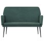 vidaXL Banco de terciopelo verde oscuro 108x79x79 cm vidaXL Banco de terciopelo verde oscuro 108x79x79 cm