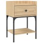 vidaXL Mesita noche 2 uds madera ingeniería roble Sonoma 40,5x31x60 cm vidaXL Mesita noche 2 uds madera ingeniería roble Sonoma 40,5x31x60 cm