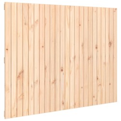 vidaXL Cabecero de cama de pared madera maciza de pino 146,5x3x110 cm