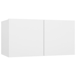 vidaXL Mueble de TV colgante blanco 60x30x30 cm