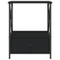vidaXL Mesita de noche madera de ingeniería negra 50x41x65 cm vidaXL Mesita de noche madera de ingeniería negra 50x41x65 cm