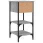 vidaXL Mesita de noche madera de ingeniería gris Sonoma 34x36x70 cm vidaXL Mesita de noche madera de ingeniería gris Sonoma 34x36x70 cm