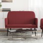 vidaXL Banco de cuero sintético rojo tinto 107x80x81 cm vidaXL Banco de cuero sintético rojo tinto 107x80x81 cm