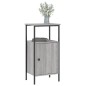 vidaXL Mesitas de noche 2 uds madera ingeniería gris Sonoma 41x31x80cm vidaXL Mesitas de noche 2 uds madera ingeniería gris Sonoma 41x31x80cm