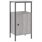 vidaXL Mesitas de noche 2 uds madera ingeniería gris Sonoma 41x31x80cm vidaXL Mesitas de noche 2 uds madera ingeniería gris Sonoma 41x31x80cm