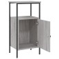 vidaXL Mesitas de noche 2 uds madera ingeniería gris Sonoma 41x31x80cm vidaXL Mesitas de noche 2 uds madera ingeniería gris Sonoma 41x31x80cm