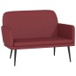 vidaXL Banco de cuero sintético rojo tinto 107x80x81 cm vidaXL Banco de cuero sintético rojo tinto 107x80x81 cm
