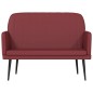 vidaXL Banco de cuero sintético rojo tinto 107x80x81 cm vidaXL Banco de cuero sintético rojo tinto 107x80x81 cm