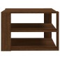 vidaXL Mesa de centro madera contrachapada roble marrón 60x60x40 cm