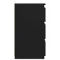 vidaXL Mesitas de noche 2 uds madera de ingeniería negro 40x35x62,5cm vidaXL Mesitas de noche 2 uds madera de ingeniería negro 40x35x62,5cm