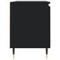 vidaXL Mueble de TV madera de ingeniería negro 104x35x50 cm vidaXL Mueble de TV madera de ingeniería negro 104x35x50 cm