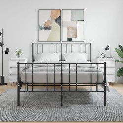 vidaXL Mesitas de noche 2 uds madera de ingeniería blanco 40x35x69 cm