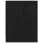 vidaXL Mesitas de noche 2 uds madera maciza pino negro 40x30,5x40 cm vidaXL Mesitas de noche 2 uds madera maciza pino negro 40x30,5x40 cm