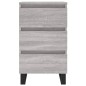 vidaXL Mesita de noche madera de ingeniería gris Sonoma 40x35x69 cm vidaXL Mesita de noche madera de ingeniería gris Sonoma 40x35x69 cm
