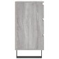 vidaXL Mesita de noche madera de ingeniería gris Sonoma 40x35x69 cm vidaXL Mesita de noche madera de ingeniería gris Sonoma 40x35x69 cm