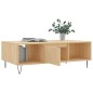 vidaXL Mesa de centro madera de ingeniería roble Sonoma 104x60x35 cm vidaXL Mesa de centro madera de ingeniería roble Sonoma 104x60x35 cm