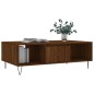 vidaXL Mesa de centro madera de ingeniería roble marrón 104x60x35 cm vidaXL Mesa de centro madera de ingeniería roble marrón 104x60x35 cm