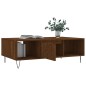 vidaXL Mesa de centro madera de ingeniería roble marrón 104x60x35 cm vidaXL Mesa de centro madera de ingeniería roble marrón 104x60x35 cm