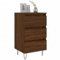 vidaXL Mesita de noche madera de ingeniería marrón roble 40x35x69 cm vidaXL Mesita de noche madera de ingeniería marrón roble 40x35x69 cm