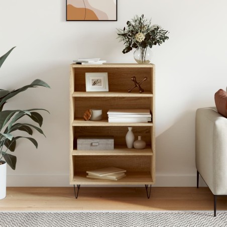 vidaXL Aparador alto madera de ingeniería roble Sonoma 57x35x90 cm