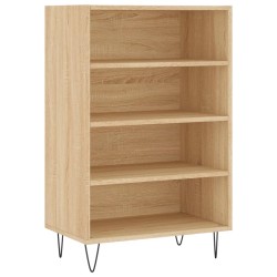 vidaXL Aparador alto madera de ingeniería roble Sonoma 57x35x90 cm