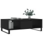 vidaXL Mesa de centro madera de ingeniería negro 104x60x35 cm vidaXL Mesa de centro madera de ingeniería negro 104x60x35 cm