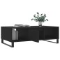 vidaXL Mesa de centro madera de ingeniería negro 104x60x35 cm vidaXL Mesa de centro madera de ingeniería negro 104x60x35 cm