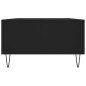 vidaXL Mesa de centro madera de ingeniería negro 104x60x35 cm