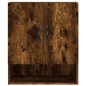 vidaXL Armario de pared madera de ingeniería roble ahumado 60x31x70 cm vidaXL Armario de pared madera de ingeniería roble ahumado 60x31x70 cm