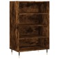 vidaXL Aparador alto madera de ingeniería roble ahumado 57x35x90 cm vidaXL Aparador alto madera de ingeniería roble ahumado 57x35x90 cm