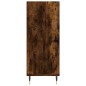 vidaXL Aparador alto madera de ingeniería roble ahumado 57x35x90 cm vidaXL Aparador alto madera de ingeniería roble ahumado 57x35x90 cm