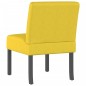 vidaXL Silla tapizada de tela amarillo claro vidaXL Silla tapizada de tela amarillo claro