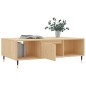 vidaXL Mesa de centro madera de ingeniería roble Sonoma 104x60x35 cm vidaXL Mesa de centro madera de ingeniería roble Sonoma 104x60x35 cm