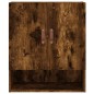 vidaXL Armario de pared madera de ingeniería roble ahumado 60x31x70 cm vidaXL Armario de pared madera de ingeniería roble ahumado 60x31x70 cm