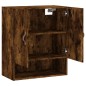 vidaXL Armario de pared madera de ingeniería roble ahumado 60x31x70 cm vidaXL Armario de pared madera de ingeniería roble ahumado 60x31x70 cm