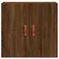 vidaXL Armario de pared madera de ingeniería marrón roble 60x31x60 cm vidaXL Armario de pared madera de ingeniería marrón roble 60x31x60 cm