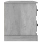 vidaXL Mesita de noche gris hormigón 60x39x45 cm vidaXL Mesita de noche gris hormigón 60x39x45 cm