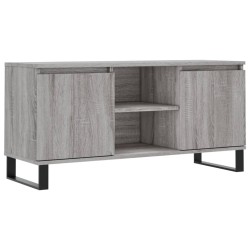 vidaXL Mueble de TV madera de ingeniería gris Sonoma 104x35x50 cm