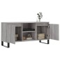 vidaXL Mueble de TV madera de ingeniería gris Sonoma 104x35x50 cm vidaXL Mueble de TV madera de ingeniería gris Sonoma 104x35x50 cm