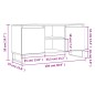 vidaXL Mueble de TV madera de ingeniería gris Sonoma 104x35x50 cm vidaXL Mueble de TV madera de ingeniería gris Sonoma 104x35x50 cm