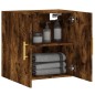 vidaXL Armario de pared madera de ingeniería roble ahumado 60x31x60 cm vidaXL Armario de pared madera de ingeniería roble ahumado 60x31x60 cm
