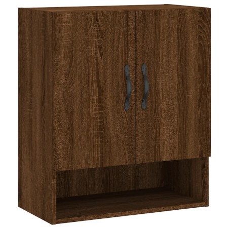 vidaXL Armario de pared madera de ingeniería marrón roble 60x31x70 cm