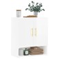 vidaXL Armario de pared madera de ingeniería blanco brillo 60x31x70 cm
