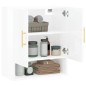 vidaXL Armario de pared madera de ingeniería blanco brillo 60x31x70 cm