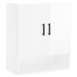 vidaXL Armario de pared madera de ingeniería blanco brillo 60x31x70 cm vidaXL Armario de pared madera de ingeniería blanco brillo 60x31x70 cm